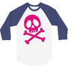 pink pirate 3/4 Sleeve Shirt