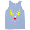 reindeer face novelty christmas Tank Top