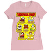 7 menopausal dwarfs, ideal gift or birthday present. Ladies Fitted T-Shirt
