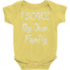 i scare my own family Baby Onesie