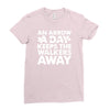 an arrow a day zombie dary Ladies Fitted T-Shirt