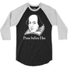 prose before hos  funny william shakespeare joke comedy rude 3/4 Sleeve Shirt