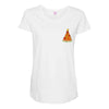pizza christmas tree pocket Maternity Scoop Neck T-shirt