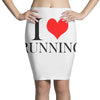 i love running Pencil Skirts
