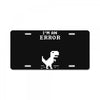 I'm an Error License Plate