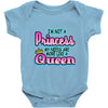 not princess queen Baby Onesie