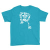 a skeleton crawling Youth Tee