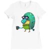 philbert before coffee Ladies Fitted T-Shirt