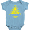 toxic hazard laboratory poison substance warning Baby Onesie