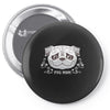 pug mom sugar skull Pin-back button