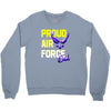 proud air force dad Crewneck Sweatshirt
