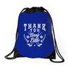 thank you very little Drawstring Bags