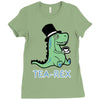 tee rex Ladies Fitted T-Shirt