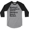 Friends Tv Show 3/4 Sleeve Shirt