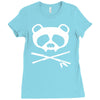 panda vampire skull Ladies Fitted T-Shirt