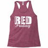 red friday Racerback Tank