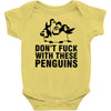 don't f penguins clothing Baby Onesie