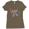 i heart pi day Ladies Fitted T-Shirt