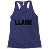 llame Racerback Tank