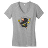 shiny Women's V-Neck T-Shirt