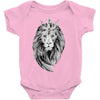 lion with crown Baby Bodysuit