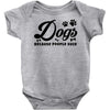 Dogs Because People Suck Baby Bodysuit
