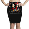 biking down main street Pencil Skirts