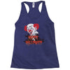 happy halloween clown Racerback Tank