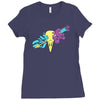 smoke and father Ladies Fitted T-Shirt