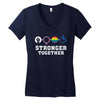 Stronger Together Women's V-Neck T-Shirt