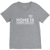 home is where the wifi V-Neck Tee
