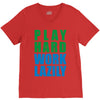 play hard, work lazily V-Neck Tee