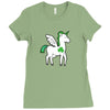 irish unicorn Ladies Fitted T-Shirt