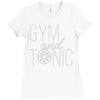 gym and tonic Ladies Fitted T-Shirt