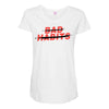 Bad Habits Maternity Scoop Neck T-shirt