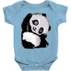 happy panda Baby Onesie