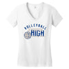volleyball jefferson high varsity team Women's V-Neck T-Shirt