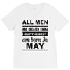 all men are created equal may V-Neck Tee