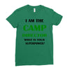 camp director Ladies Fitted T-Shirt