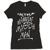 manners maketh man Ladies Fitted T-Shirt