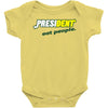 president eat people Baby Onesie