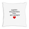 happy valentine day honey Throw Pillow