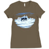 no bowling!!! Ladies Fitted T-Shirt
