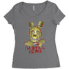 five nights at freddy's springtrap Women's Triblend Scoop T-shirt