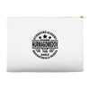 khabib nurmagomedov black logo Accessory Pouches