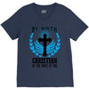 By Birth Christian By the Grace of God V-Neck Tee