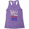 she is a crazy nurse Racerback Tank