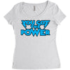 you got the power Women's Triblend Scoop T-shirt