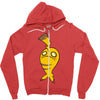 pikachuchu backwards Zipper Hoodie