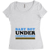 Baby Boy Under Construction Women's Triblend Scoop T-shirt